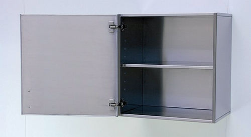 Armario de hospital - HS-FT-600 - KUGEL medical GmbH & Co. KG - con puerta abatible / de pared / de acero inoxidable
