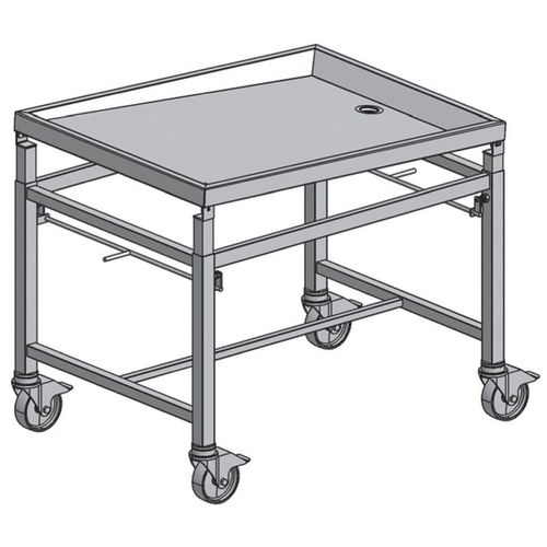Mesa de altura regulable - KST 150-75-MH - KUGEL medical GmbH & Co. KG - para experimentación con animales / de autopsia / de disección