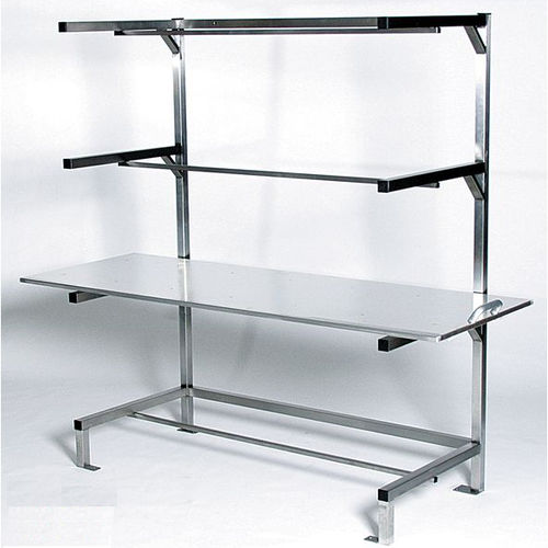 Estantería 4 estantes - KRA-04 - KUGEL medical GmbH & Co. KG - mortuoria / de acero inoxidable