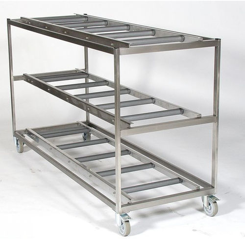 Estantería 5 estantes - REF 32/750-05 - KUGEL medical GmbH & Co. KG - mortuoria / móvil / de acero inoxidable