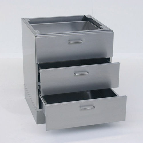 Armario para base - UBS-SB-3-400 - KUGEL medical GmbH & Co. KG - de laboratorio / con cajón / de acero inoxidable