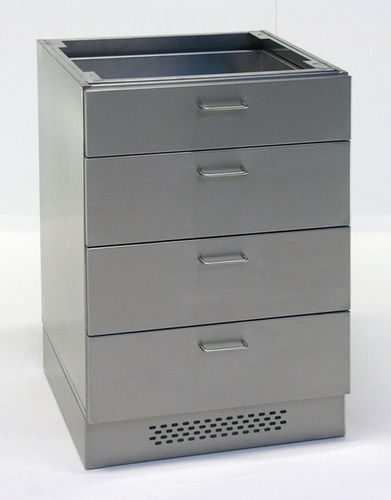 Armario para base - UBS-SB-4-400 - KUGEL medical GmbH & Co. KG - de laboratorio / con cajón / de acero inoxidable