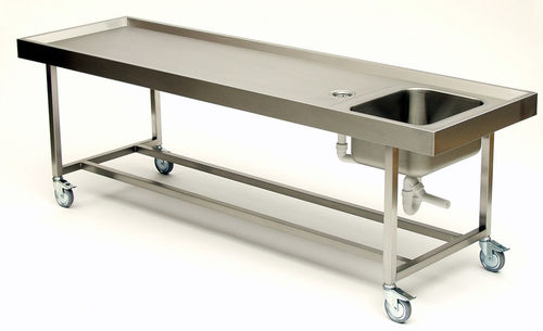 Mesa de autopsia - ST 10/500 - KUGEL medical GmbH & Co. KG - de disección / de lavado de cadáveres / de anatomía
