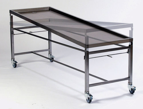Mesa de autopsia de medicina legal - WT 10/655 - KUGEL medical GmbH & Co. KG - de disección / de lavado de cadáveres / móvil