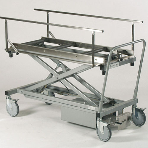 Carro para traslado de cadáveres de transporte - HTW50/050-RB-CF - KUGEL medical GmbH & Co. KG - de carga / de disimulación / hidráulico