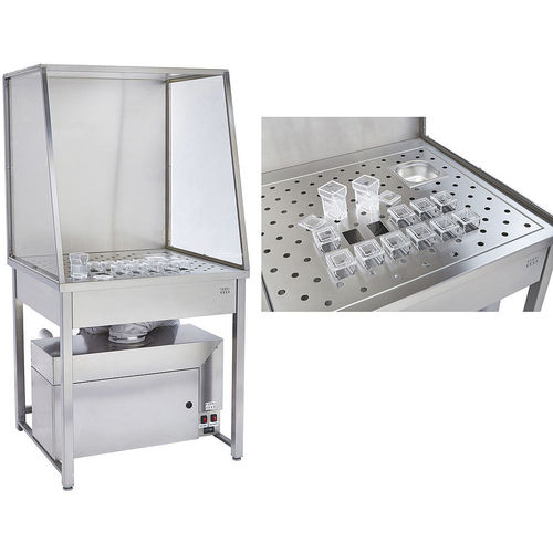 Estación de trabajo de laboratorio de coloración de tejidos - FT 850-AK-ULS - KUGEL medical GmbH & Co. KG - para preparación de muestras / compacta / de pie