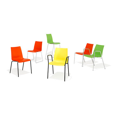Silla para sala de espera - 1300 Paxo - Kusch+Co GmbH - con reposabrazos / apilable
