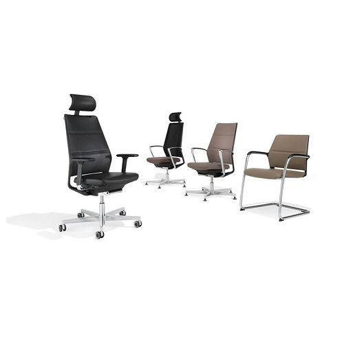 Silla de oficina con reposabrazos - 6000 São Paulo - Kusch+Co GmbH - con ruedas / con respaldo alto