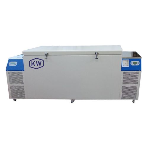Congelador para biobancos - K55 series - KW Apparecchi Scientifici  - de tipo arcón / con 1 puerta / de acero inoxidable