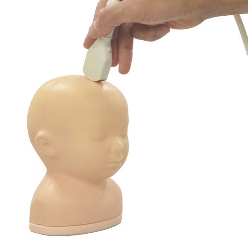 Maniquí de prácticas para atención pediátrica - US-14a  - Kyoto Kagaku  - para ecografía / neonatal / de cabeza