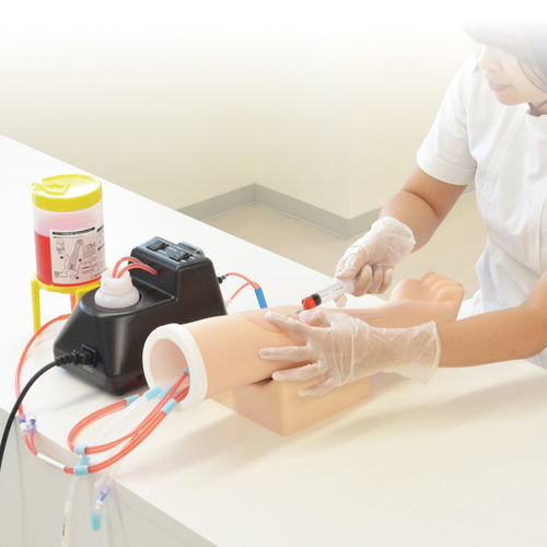 Simulador de inyección intravenosa - MW49 - Kyoto Kagaku  - de formación / de extracción de sangre / de palpación
