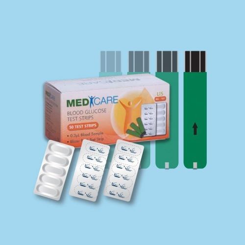 Tira de prueba de diabetes - LiS-50 - L-Tac Medicare - de glucemia / de sangre / de enzimáticos