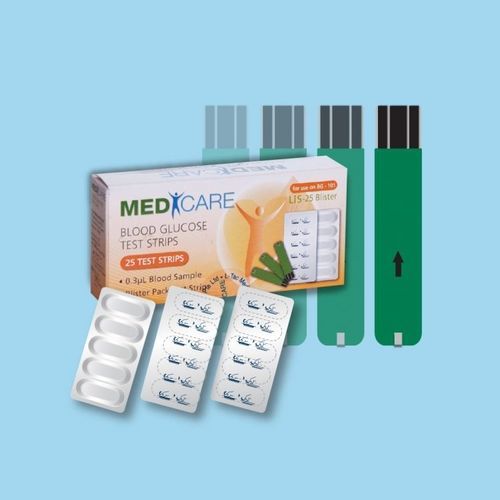 Tira de prueba de diabetes - LiS-25 - L-Tac Medicare - de glucemia / de sangre / de enzimáticos