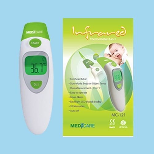 Termómetro médico - MC-121 - L-Tac Medicare - de infrarrojos / frontal / timpánico