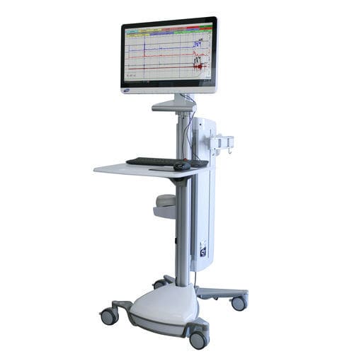 Sistema de urodinámica informatizado - Aquarius&reg; CT - Laborie Medical Technologies - con ruedas