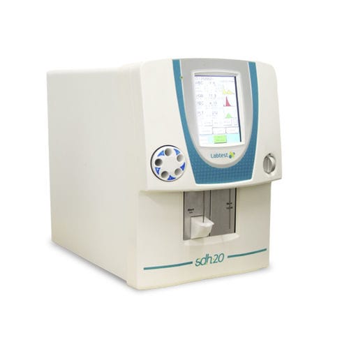 Contador de glóbulos automatizado - DH-20 - Labtest Diagnostica - compacto / para glóbulos / con pantalla táctil
