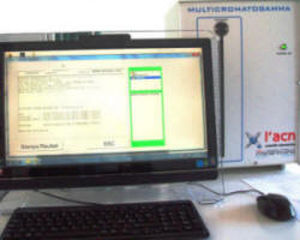 Sistema de cromatografía de radiofarmacia - Multicromatogamma 1024 - L'ACN - l'Accessorio Nucleare