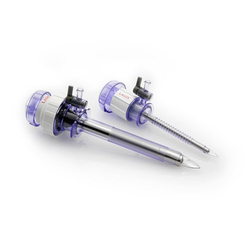 Trocar laparoscópico - Port™ TR - Lagis Endosurgical - con puerto insuflación / con vaina