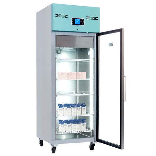 Refrigerador de farmacia - PGR600UK - Lec Medical - de tipo armario / con ruedas / con 1 puerta