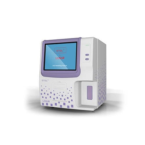 Analizador de hematología automático - STEL3 - LINEAR CHEMICALS - de mesa / 20 parámetros / con diferenciación de 3 partes