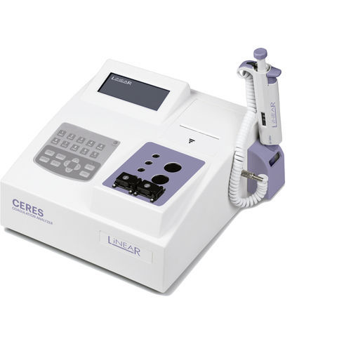 Analizador de coagulación semiautomático - CERES - LINEAR CHEMICALS - 2 canales / de mesa