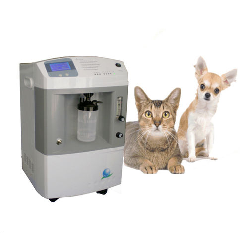 Concentrador de oxígeno veterinario - 1- 20 L - Longfian Scitech Co., Ltd - con ruedas