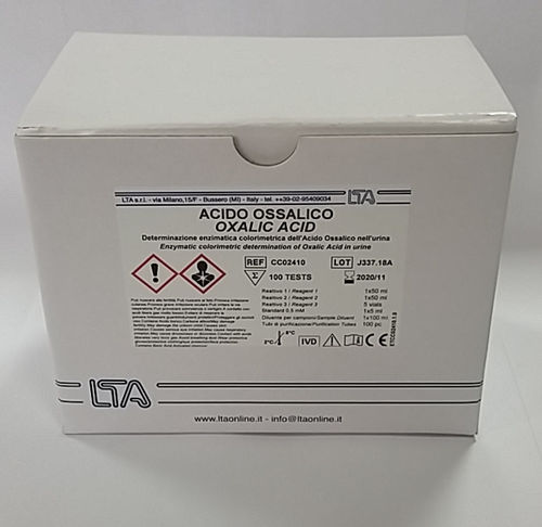 Kit de prueba de química clínica - CC02400, CC02410 - LTA  - de ácido oxálico / de orina / de enzimáticos