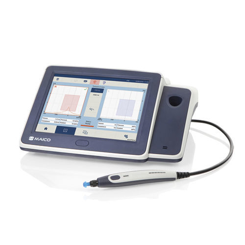 Aparato para prueba de reflejo acústico - touchTymp - MAICO Diagnostics - timpanómetro de diagnóstico / timpanómetro de detección / audiometría pediátrica