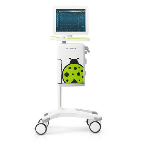 Ventilador para cuidados intensivos - Servo-n - Getinge - neonatal / no invasivo / con ruedas