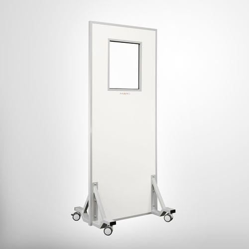 Pantalla de radioprotección rayos X - WD204 - MAVIG  - portátil / con ventanas / 0,50 mm