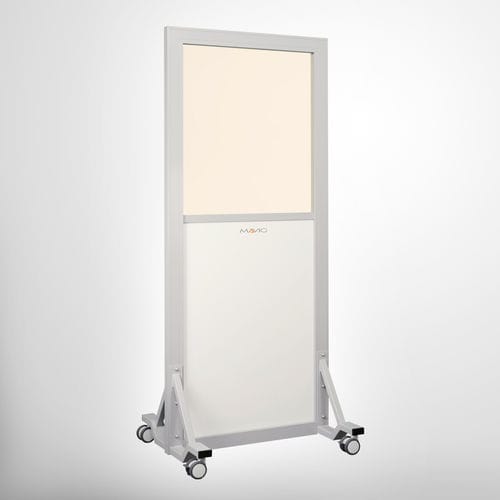 Pantalla de radioprotección rayos X - WD504 - MAVIG  - portátil / con ventanas / 0,50 mm