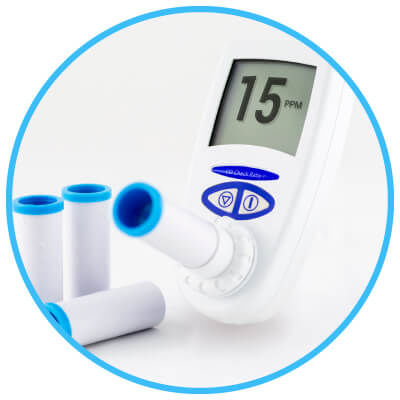 Analizador respiratorio de monóxido de carbono - CO Check Baby + - MD Diagnostics Ltd - contra el tabaquismo / electrónico / de mano