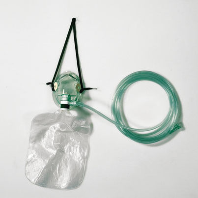 Máscara de oxígeno pediátrica - 1045 - MEBER - ajustable / transparente