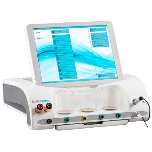 Dispositivo de terapia biocibernética para dolores articulares - MORA® NOVA - Med-Tronik - para inflamaciones / para problemas dermatológicos / de mesa