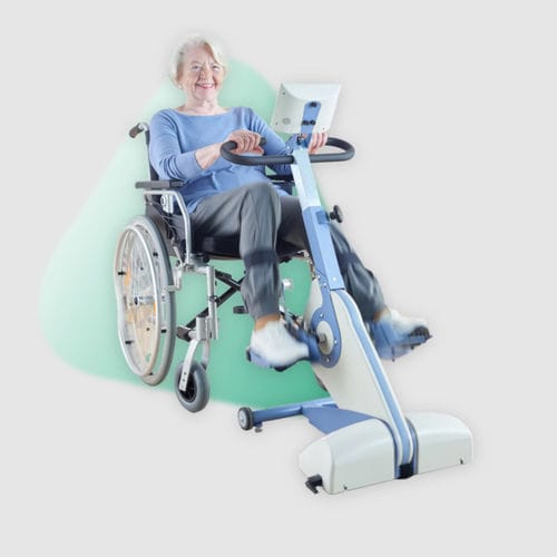 Pedaleador de ejercicio brazos y piernas - tigo - THERA TRAINER - con asiento