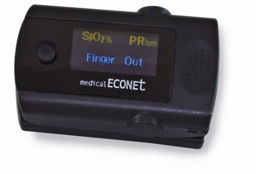Pulsioxímetro de dedo - ME10 - Medical Econet - médico / alimentado por batería / inalámbrico