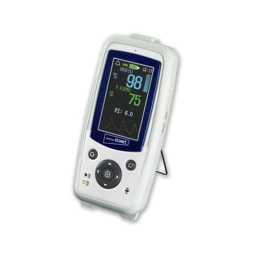 Pulsioxímetro portátil de mano - Palmcare PRO - Medical Econet  - médico / alimentado por batería / con sensor separado