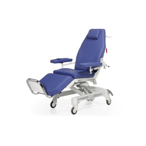 Sillón para tratamiento eléctrico - Diamed Basic - Medical Iberica - 3 secciones / con ruedas / de altura variable