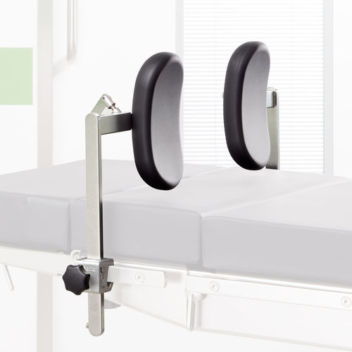 Soporte para hombros para mesa de operaciones - 61351 - medifa - de altura regulable / de acero inoxidable