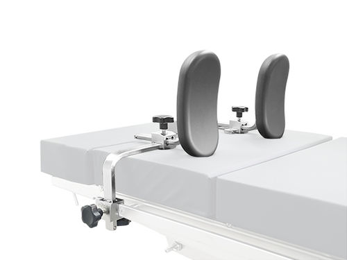 Soporte para hombros para mesa de operaciones - 61352 - medifa - de acero inoxidable / de altura regulable