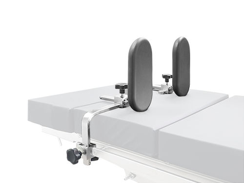 Soporte para hombros para mesa de operaciones - 61353 - medifa - de acero inoxidable / de altura regulable
