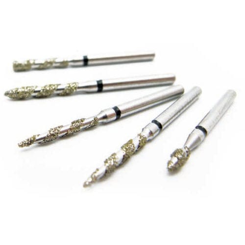 Fresa para odontología - TURBO - MEDIN - de diamante / rectificadora