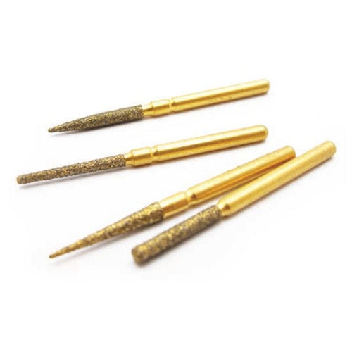 Fresa para odontología - MEDIN - de diamante / de oro / MDF