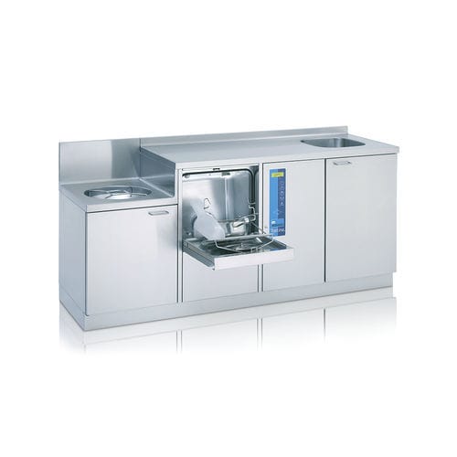 Lavacuñas de pared - TopLine M2 SAN 19 B - MEIKO - compacta / automática / de acero inoxidable