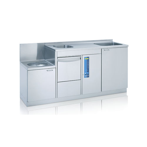 Lavacuñas de pared - TopLine M2 SAN 20 BW - MEIKO - compacta / automática / de acero inoxidable