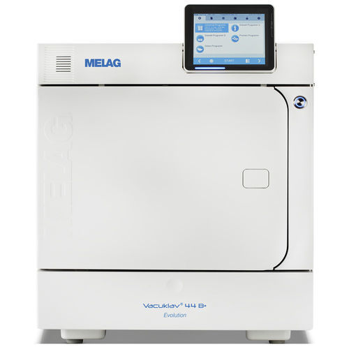 Autoclave médico - Vacuclave 44 B+ Evolution - MELAG - de vapor / de mesa / de carga frontal