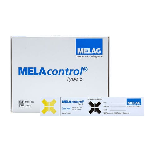 Bioindicador para la esterilización con vapor - MELAcontrol Type 5  - MELAG - de temperatura / para dispositivos médicos