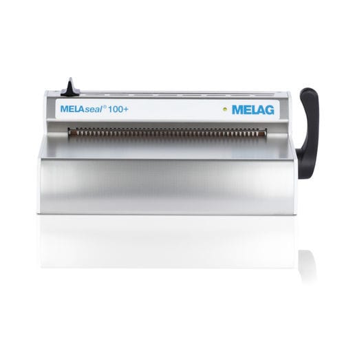 Sellador térmico médico - MELAseal 100+  - MELAG - semiautomático / de mesa / de banda