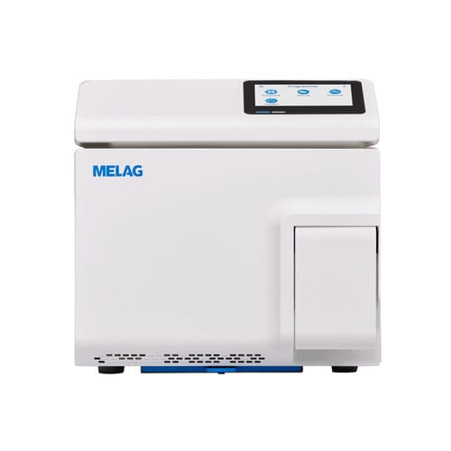 Autoclave médico - Vacuclave 105 - MELAG - de vapor / de vapor saturado / de mesa