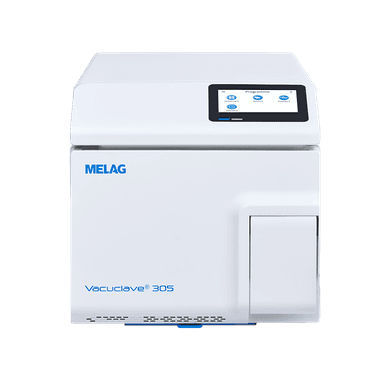 Autoclave médico - Vacuclave 305 - MELAG - de vapor / de mesa / compacto